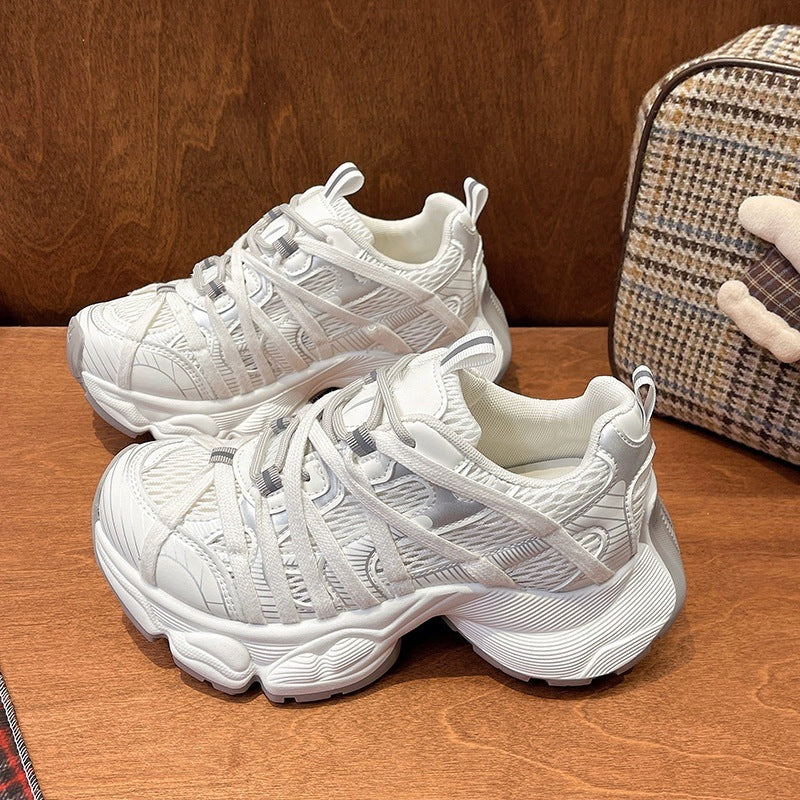 Damen Sportliche Lauf-Sneaker mit atmungsaktiver Mesh-Oberfläche und dämpfender Sohle Heidi Mode - Image 6
