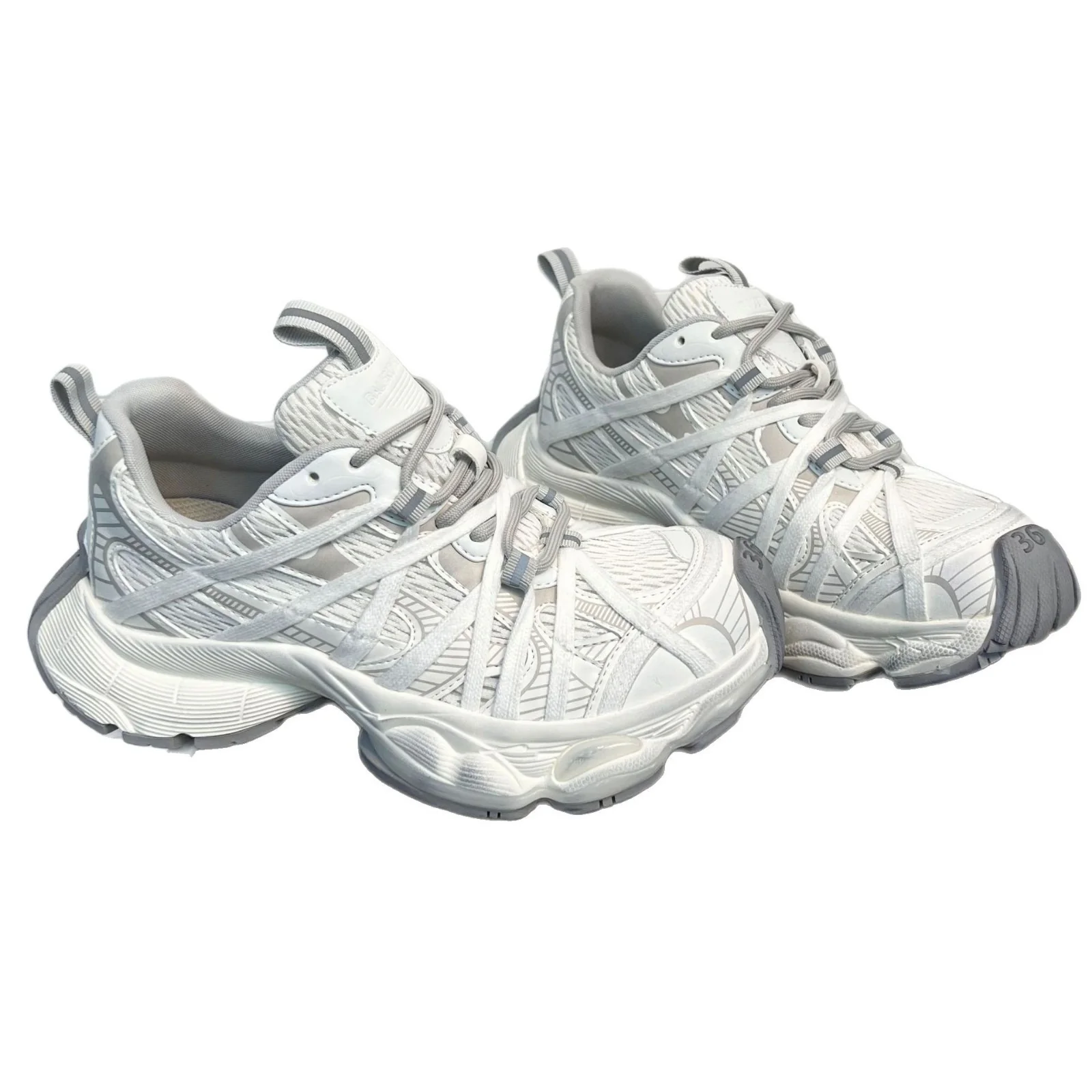 Damen Sportliche Lauf-Sneaker mit atmungsaktiver Mesh-Oberfläche und innovativem Dämpfungssystem Heidi Mode - Image 5