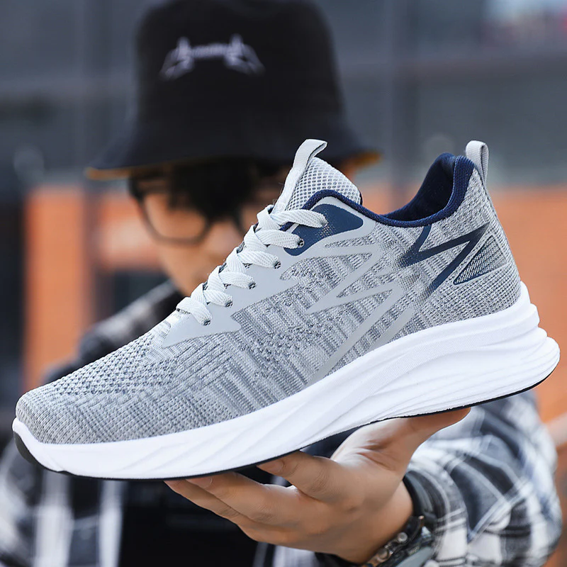 Damen Sportliche Lauf-Sneaker mit atmungsaktiver Oberflächenstruktur und dämpfendem Fußbett Heidi Mode - Image 3