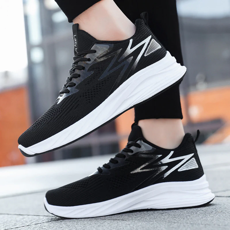 Damen Sportliche Lauf-Sneaker mit atmungsaktiver Oberflächenstruktur und dämpfendem Fußbett Heidi Mode - Image 4