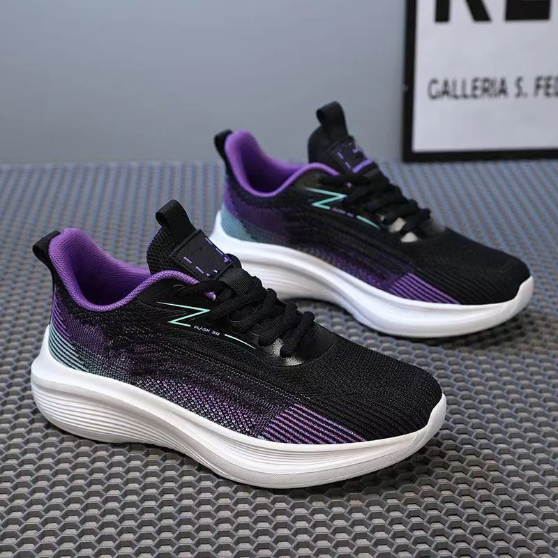 Damen Sportliche Lauf-Sneaker mit atmungsaktiver Oberflächenstruktur und stoßdämpfender Sohle Heidi Mode - Image 8