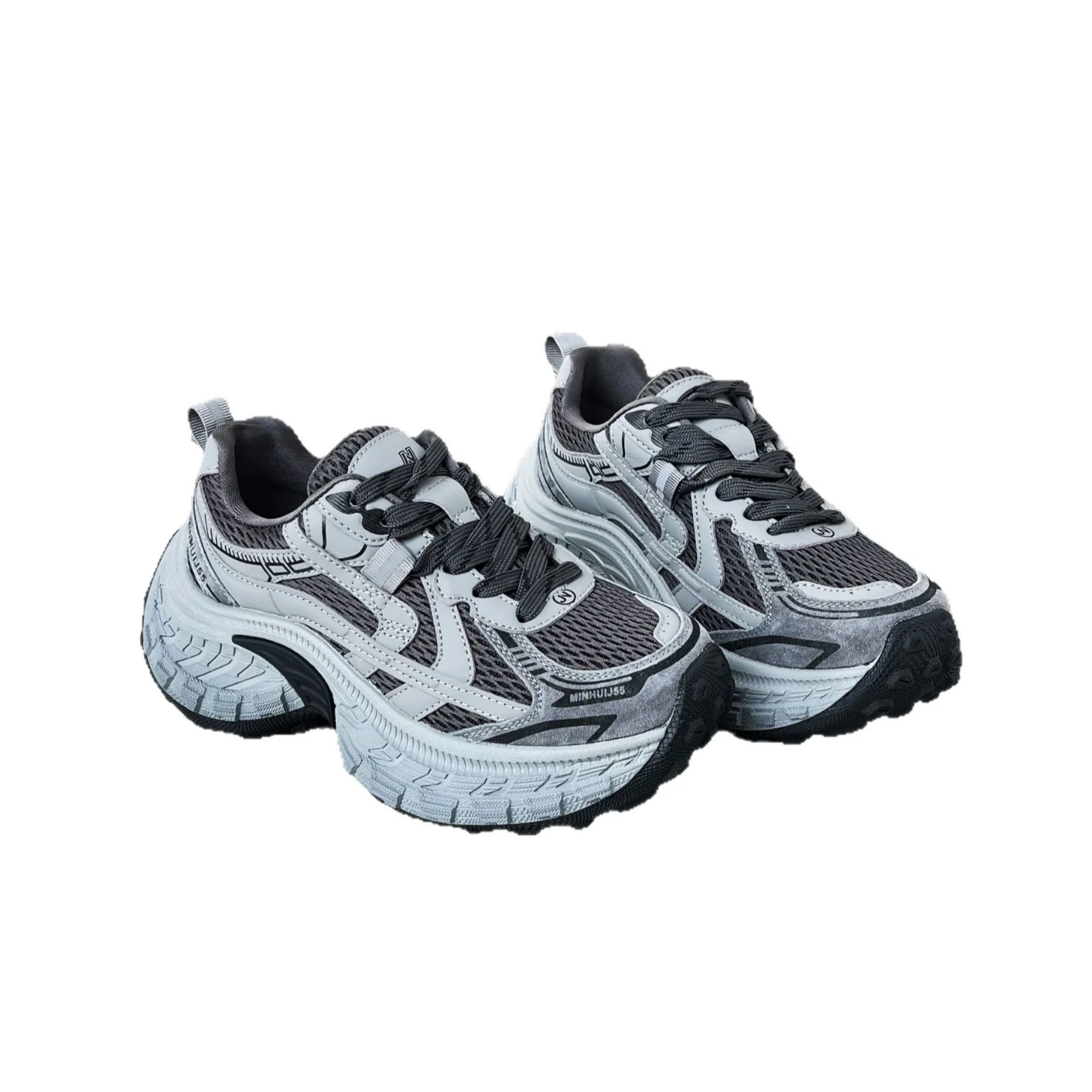 Damen Sportliche Lauf-Sneaker mit dämpfendem Fußbett und atmungsaktiver Oberflächenstruktur Heidi Mode - Image 5
