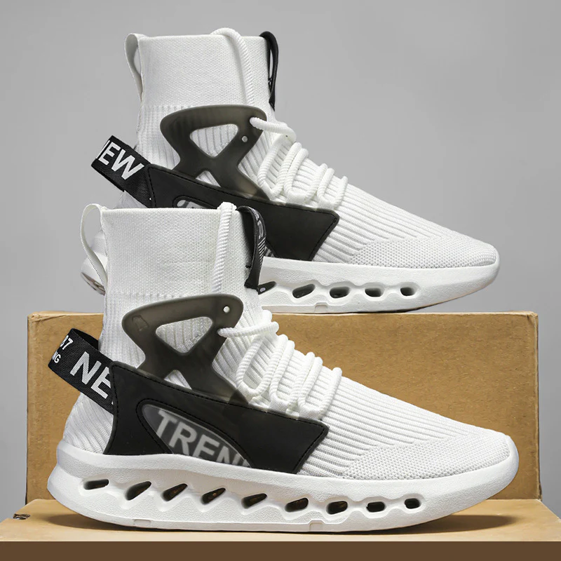 Damen Sportliche Lauf-Sneaker mit elastischem Strick-Obermaterial und rutschfester Sohle Heidi Mode - Image 2