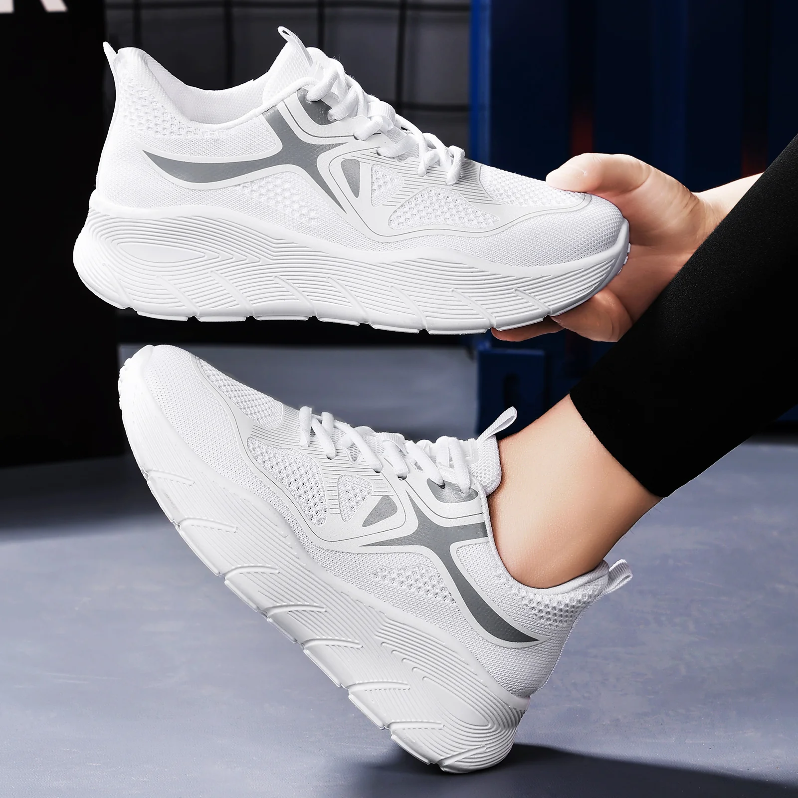 Damen Sportliche Lauf-Sneaker mit ergonomischer Dämpfungstechnologie Heidi Mode