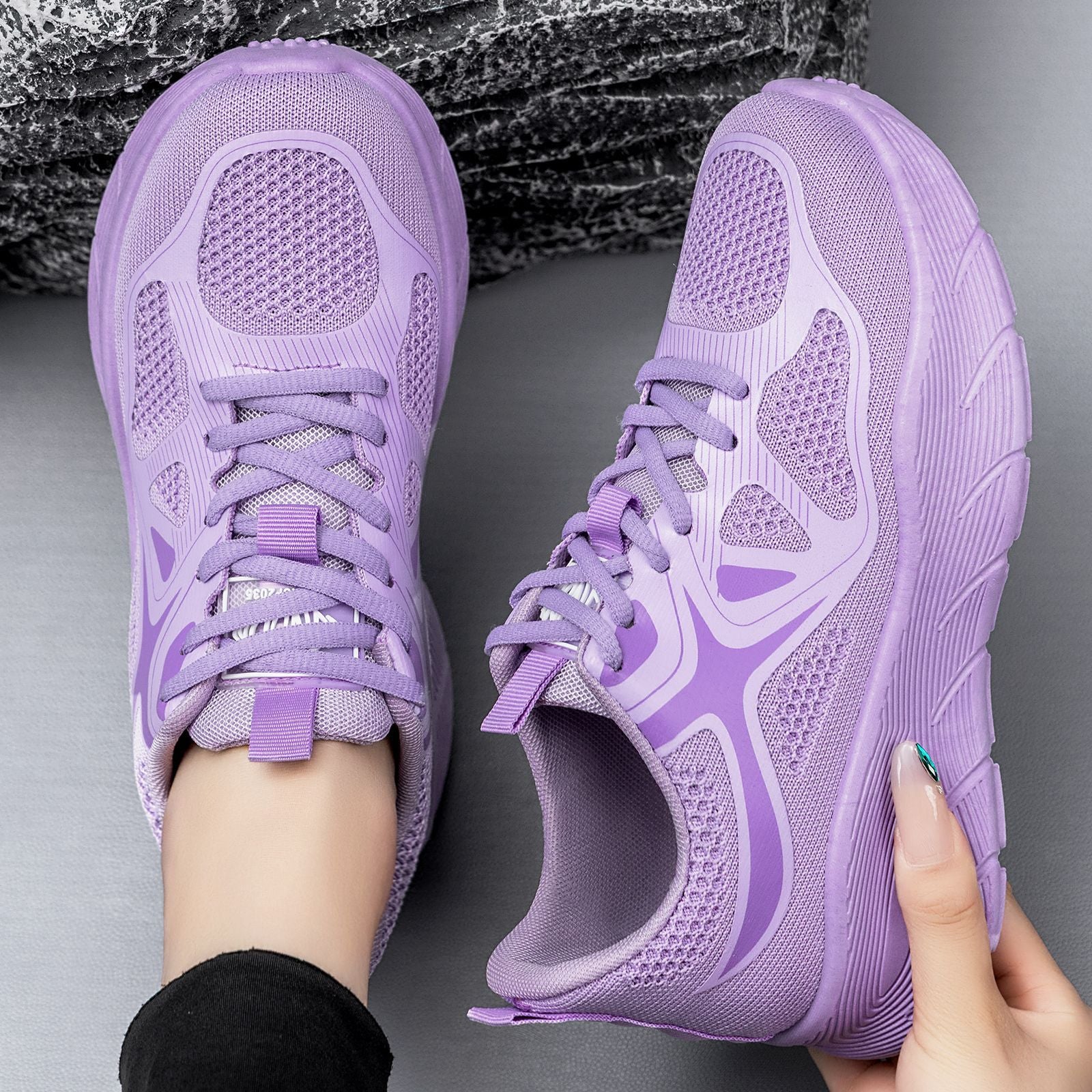 Damen Sportliche Lauf-Sneaker mit ergonomischer Dämpfungstechnologie Heidi Mode - Image 2