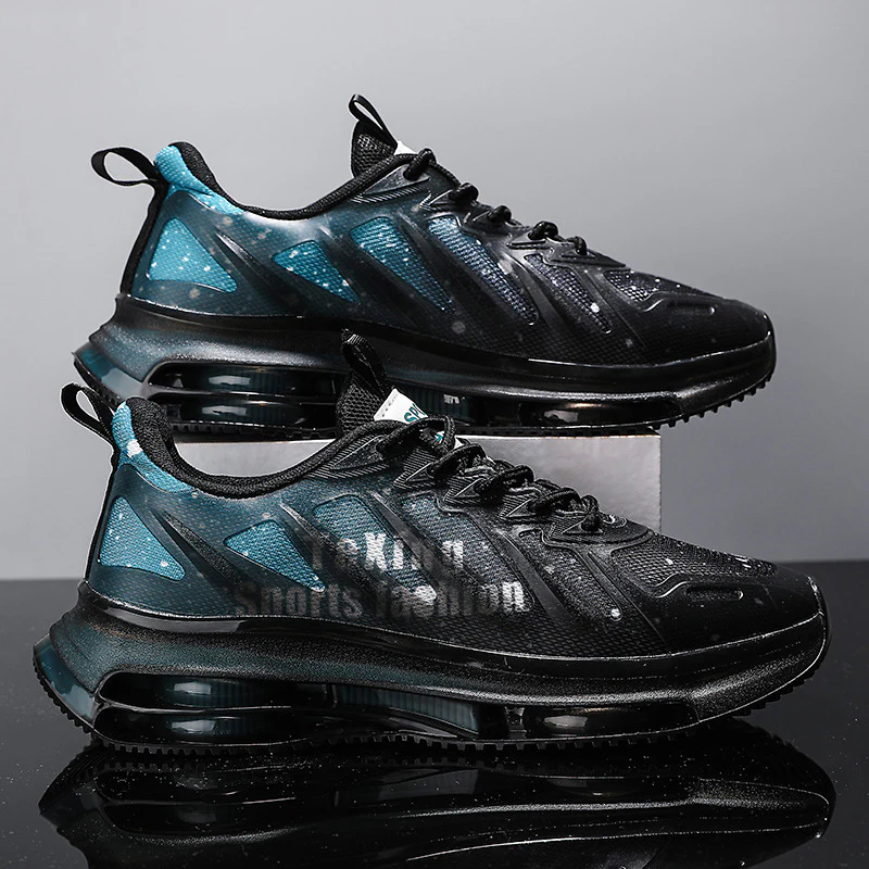 Damen sportliche Lauf-Sneaker mit luftiger Mesh-Oberfläche und stoßdämpfender Sohlentechnologie Heidi Mode - Image 2