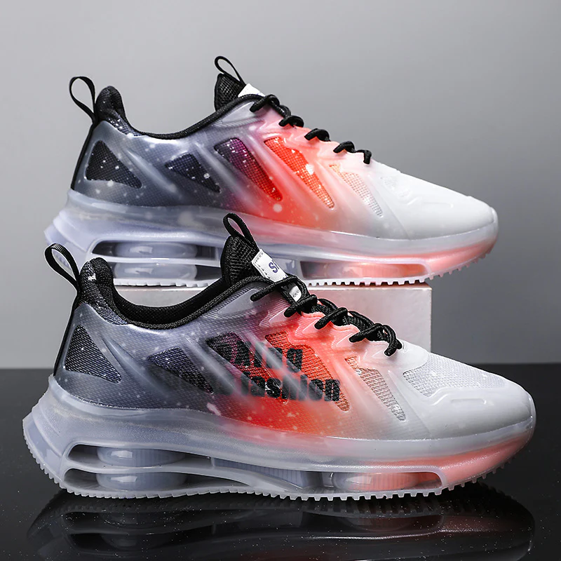 Damen sportliche Lauf-Sneaker mit luftiger Mesh-Oberfläche und stoßdämpfender Sohlentechnologie Heidi Mode - Image 4