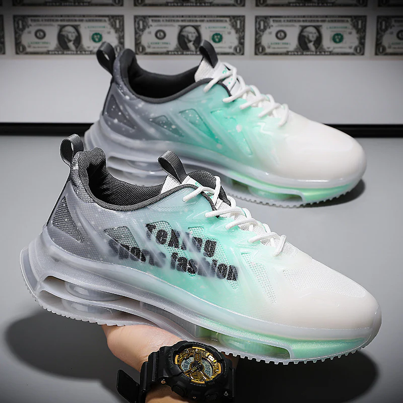 Damen sportliche Lauf-Sneaker mit luftiger Mesh-Oberfläche und stoßdämpfender Sohlentechnologie Heidi Mode - Image 6