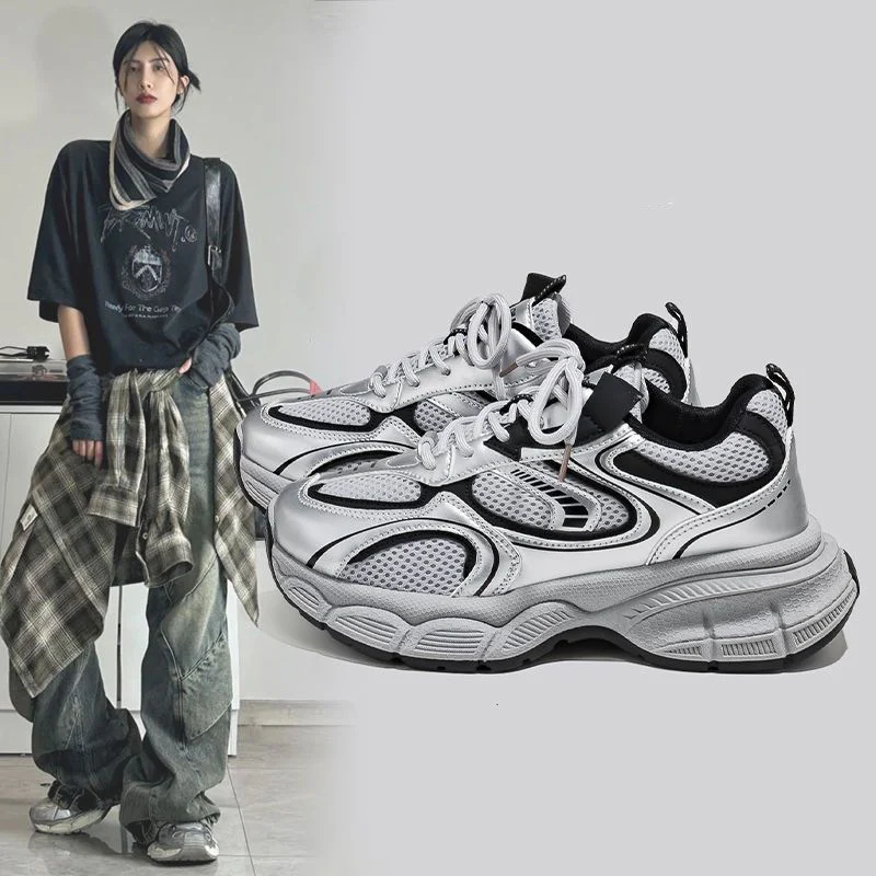 Damen Sportliche Lauf-Sneaker mit rutschfester Sohle und atmungsaktivem Obermaterial Heidi Mode - Image 4