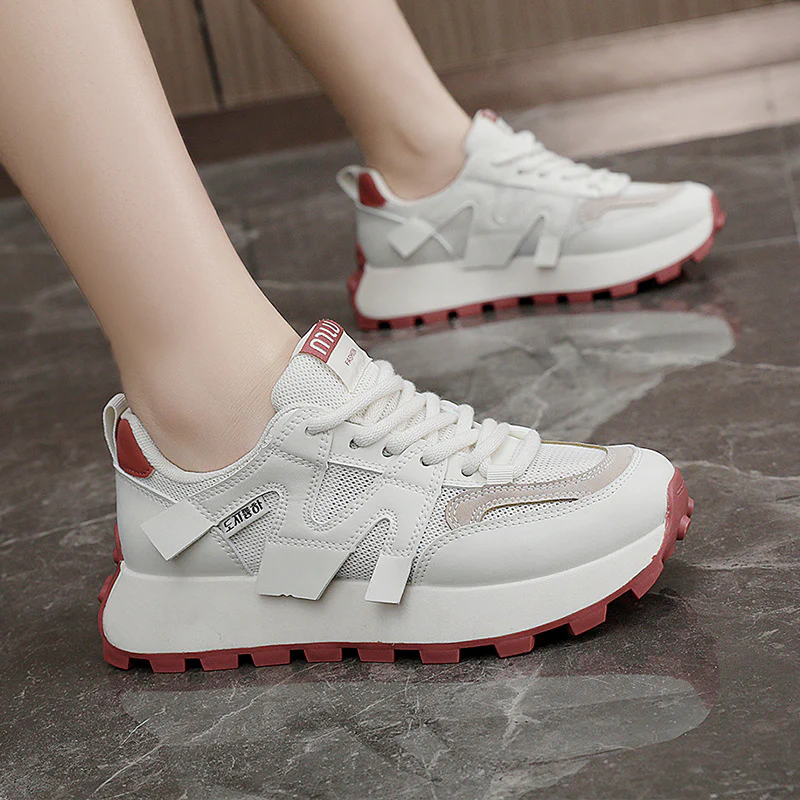 Damen Sportliche Lauf-Sneaker mit rutschfester Sohle und atmungsaktivem Obermaterial Heidi Mode - Image 3