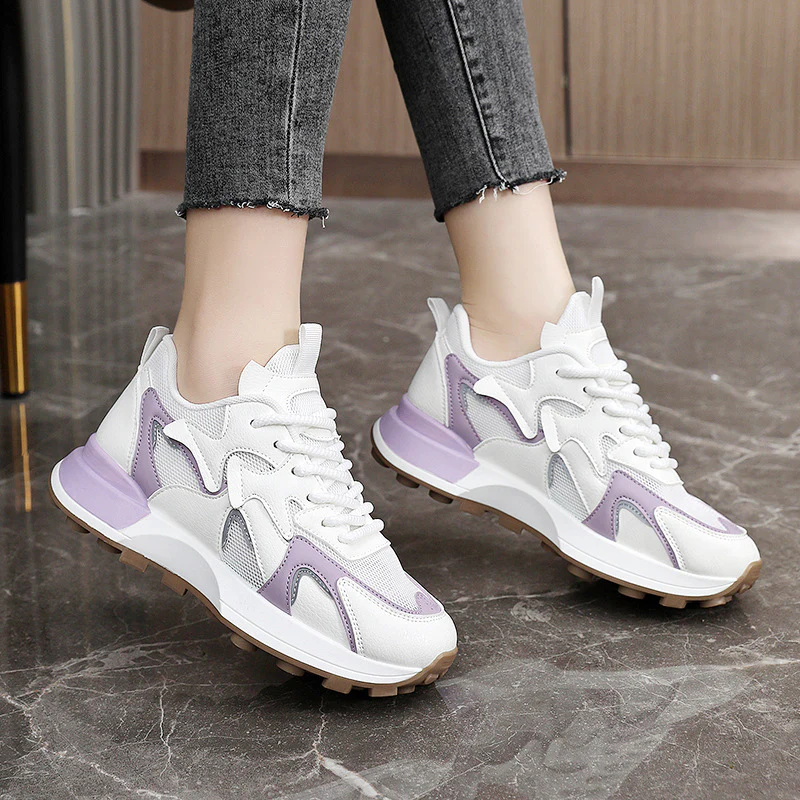 Damen Sportliche Lauf-Sneaker mit stoßdämpfender Sohle und modischem Design Heidi Mode - Image 3