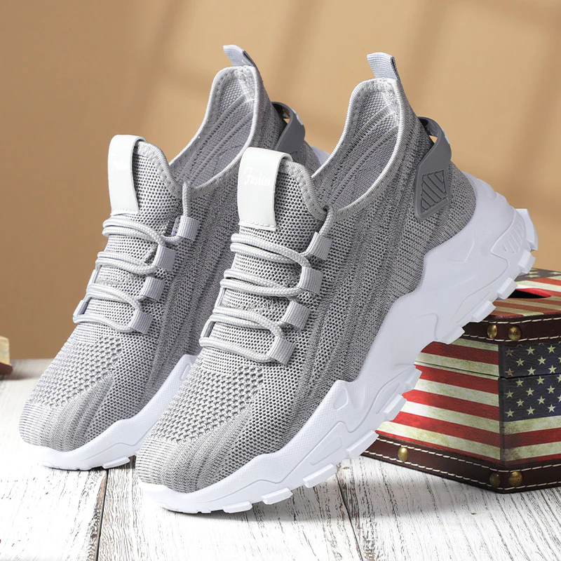 Damen Sportliche Lauf-Sneaker mit strapazierfähigem Mesh-Obermaterial und dämpfender Sohle Heidi Mode - Image 3