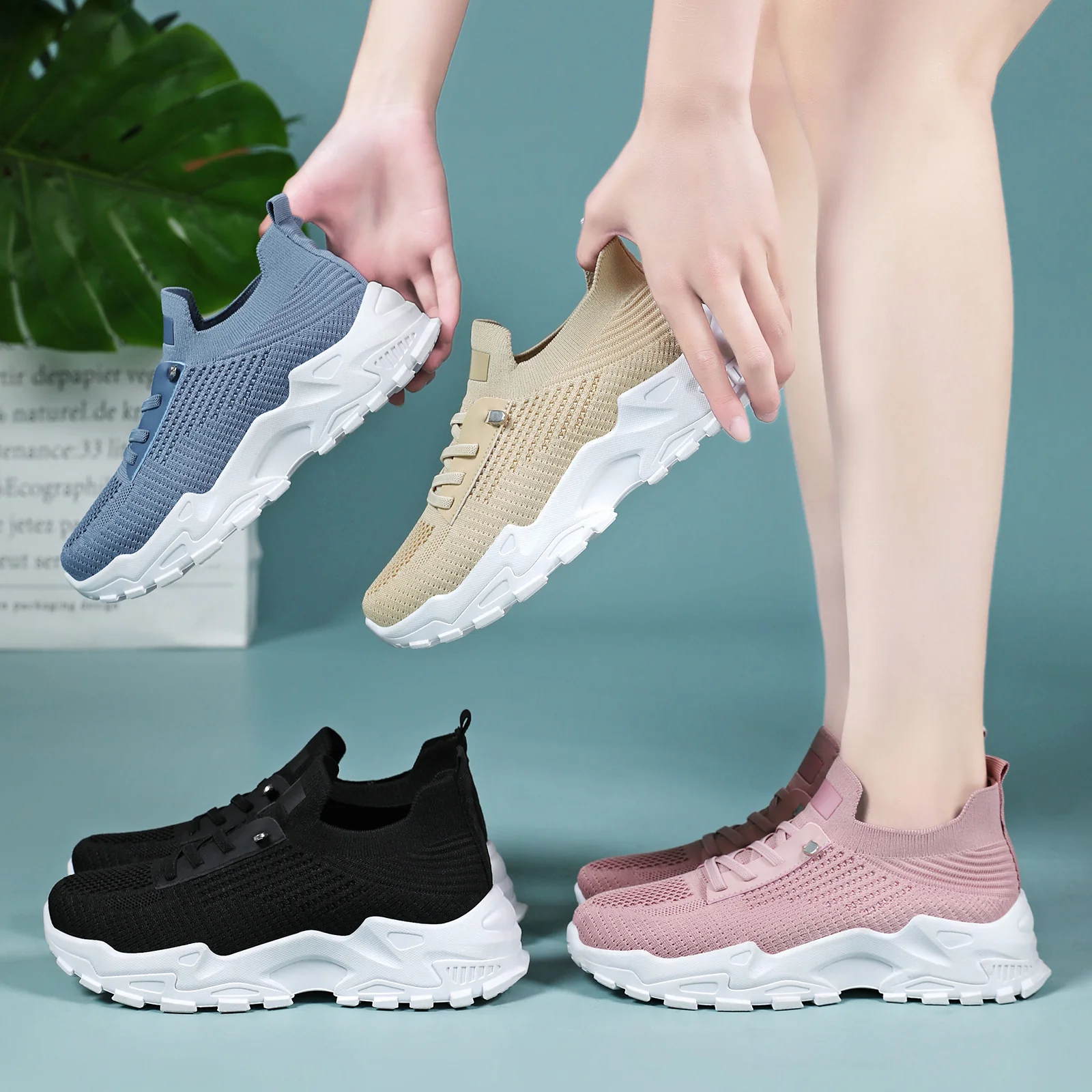 Damen Sportliche Lauf Sneakers Heidi Mode - Image 4