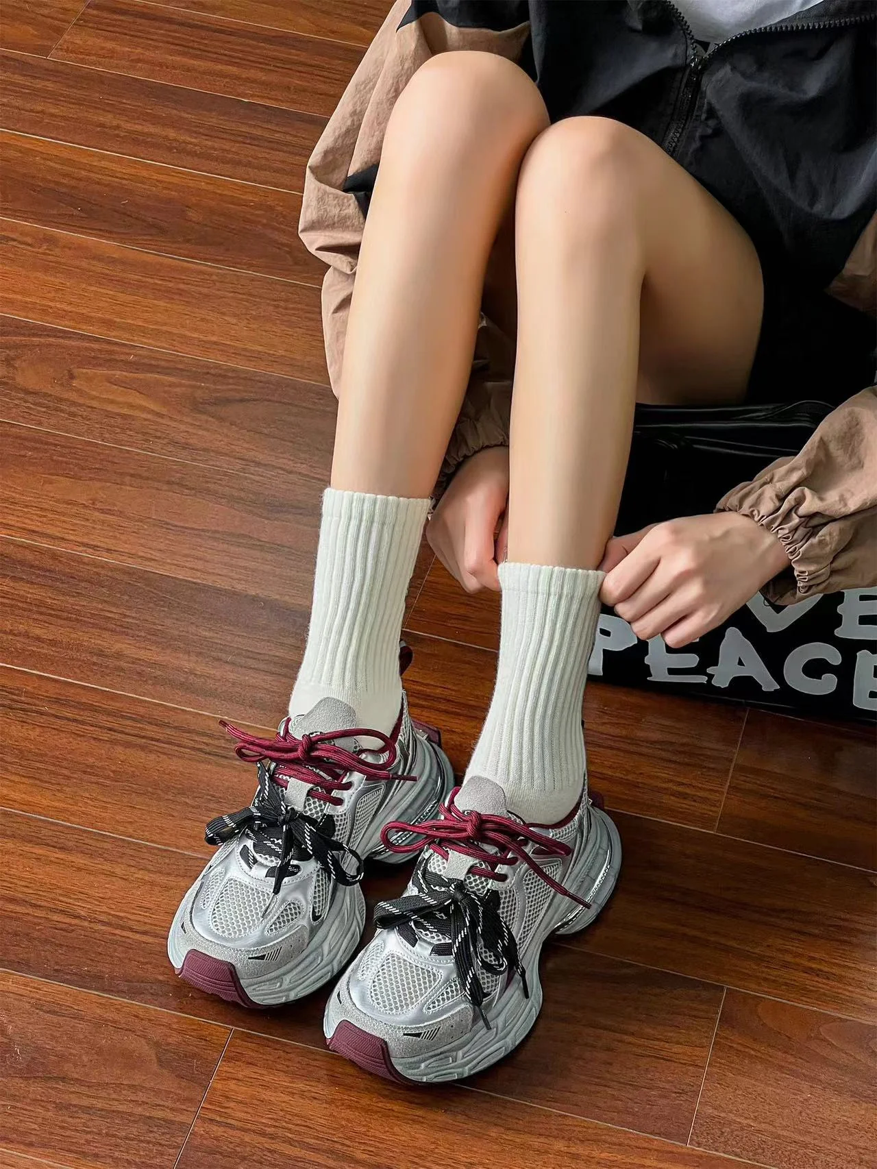 Damen Sportliche Lauf Sneakers mit atmungsaktiver Mesh-Oberfläche Heidi Mode - Image 6