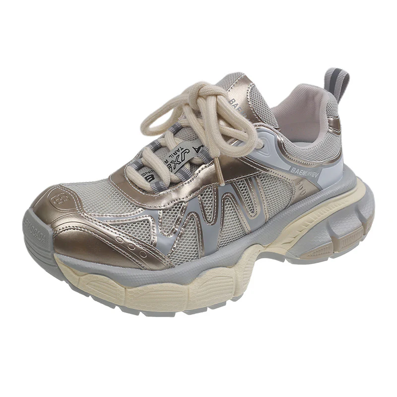 Damen sportliche Lauf Sneakers mit atmungsaktiver Mesh-Oberfläche und dämpfender Sohle Heidi Mode - Image 5