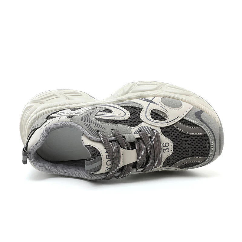 Damen sportliche Lauf Sneakers mit atmungsaktiver Mesh-Oberfläche und dämpfender Sohle Heidi Mode - Image 2