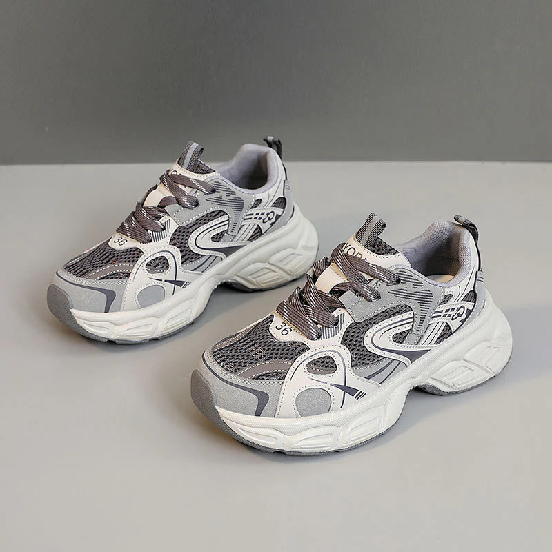 Damen sportliche Lauf Sneakers mit atmungsaktiver Mesh-Oberfläche und dämpfender Sohle Heidi Mode - Image 7