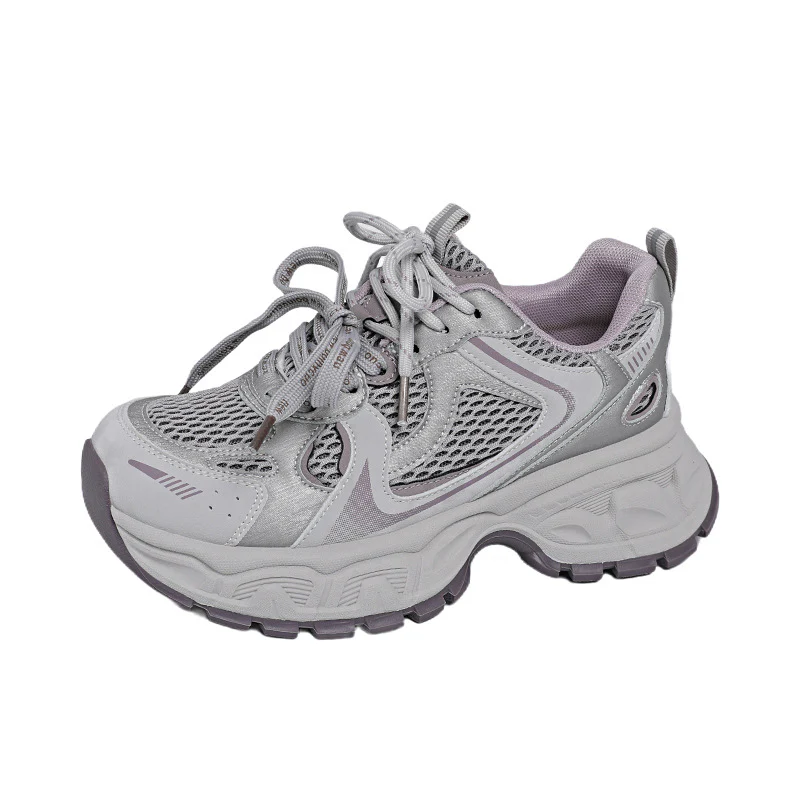 Damen Sportliche Lauf Sneakers mit atmungsaktiver Mesh-Oberfläche und robustem Sohlenprofil Heidi Mode - Image 6