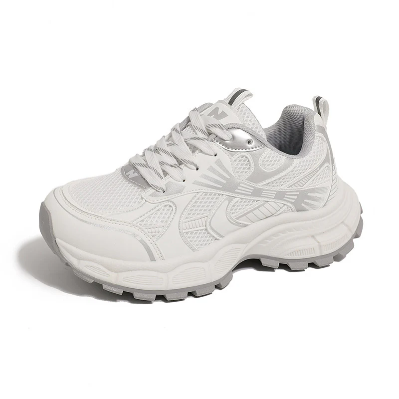 Damen Sportliche Lauf Sneakers mit atmungsaktiver Netzstruktur und dämpfender Sohle Heidi Mode - Image 5
