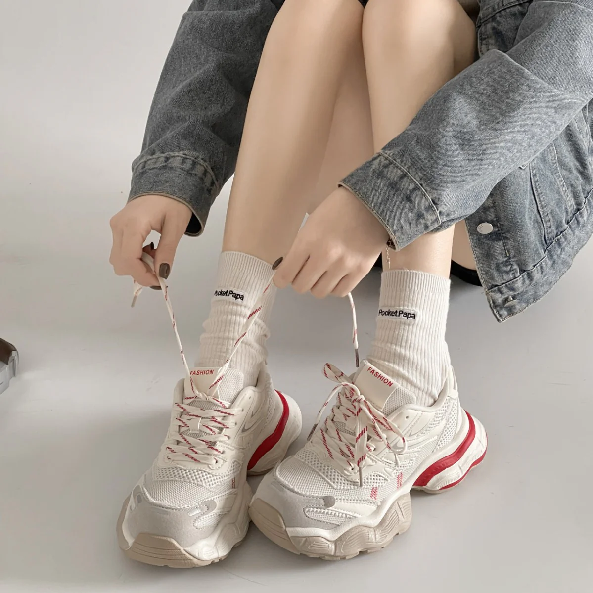 Damen sportliche Lauf Sneakers mit robustem Dämpfungssystem Heidi Mode - Image 3