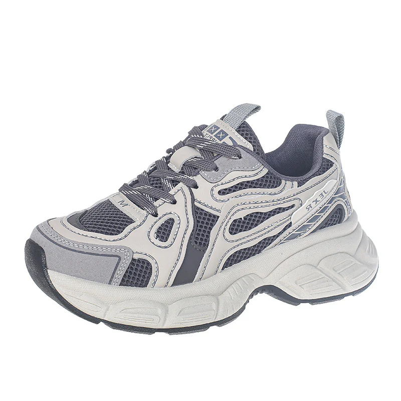 Damen Sportliche Lauf- und Freizeit-Sneaker mit atmungsaktiven Mesh-Einsätzen und dämpfender Sohle Heidi Mode - Image 5