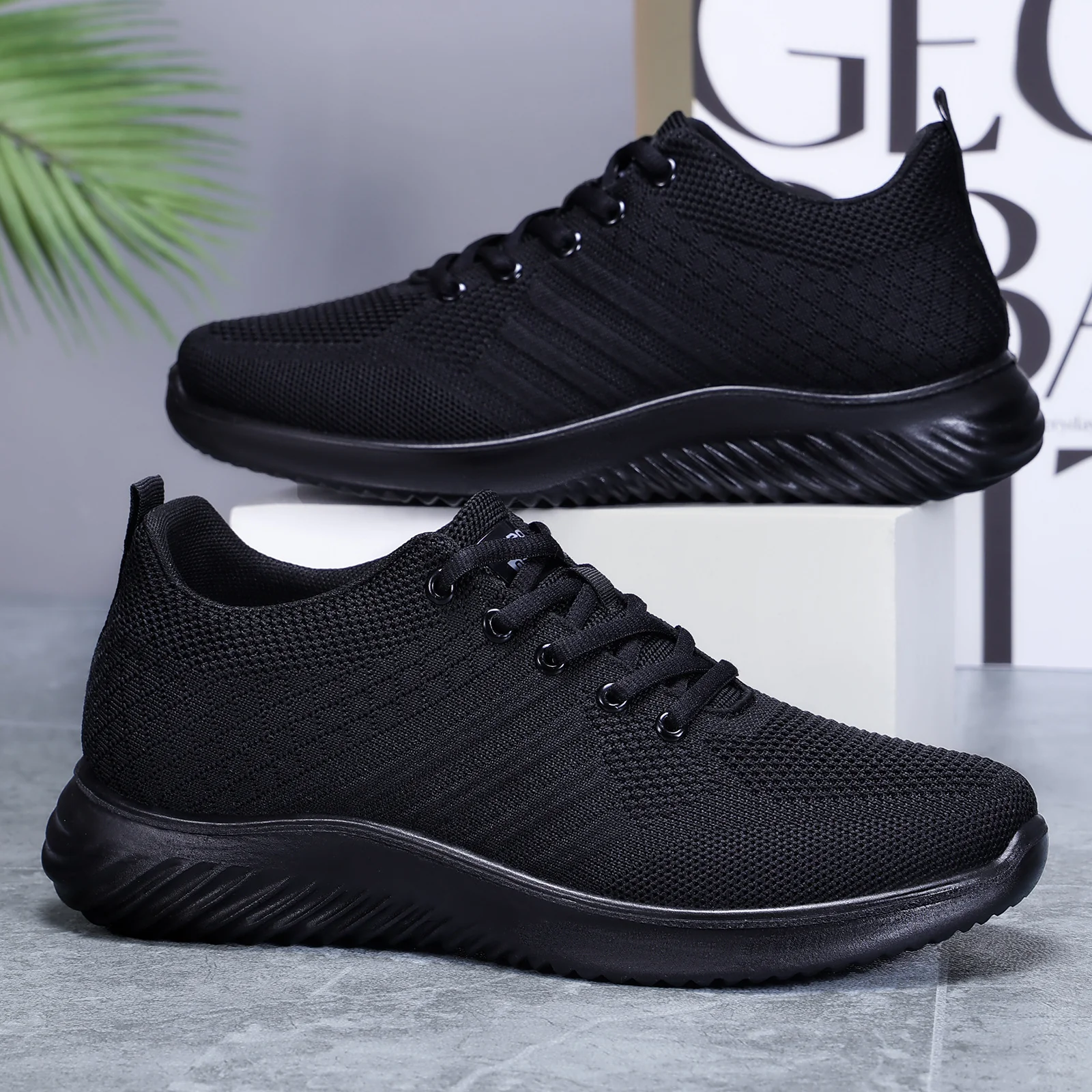 Damen Sportliche Lauf- und Freizeitschuhe mit atmungsaktivem Netz-Obermaterial Heidi Mode - Image 6