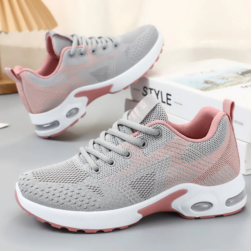 Damen Sportliche Lauf- und Freizeitschuhe mit atmungsaktiver Netzstruktur Heidi Mode - Image 2