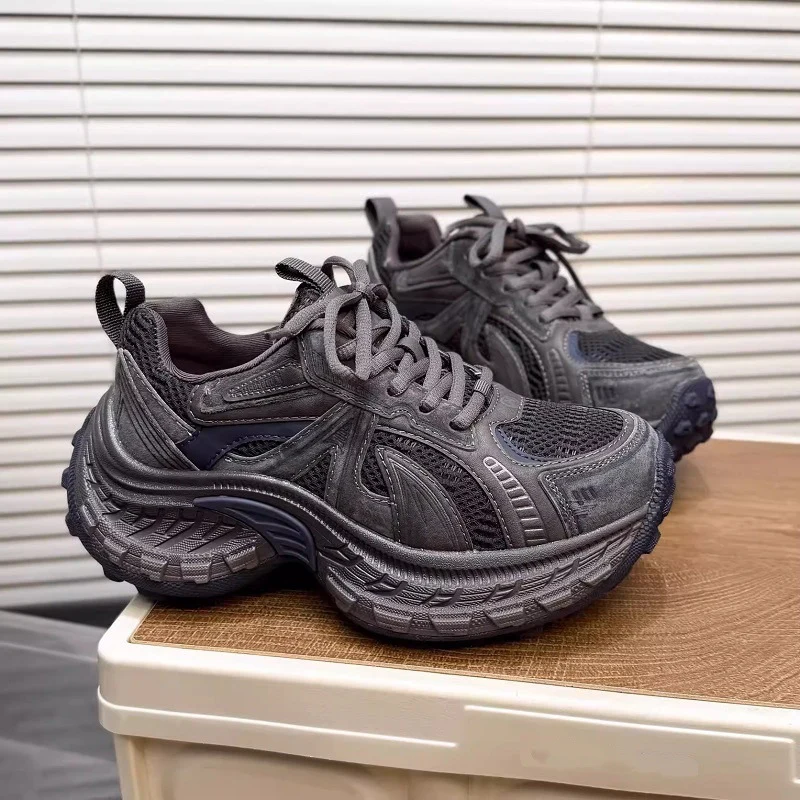 Damen Sportliche Lauf- und Freizeitschuhe mit atmungsaktiver Obermaterialstruktur und dämpfender Sohle Heidi Mode - Image 4