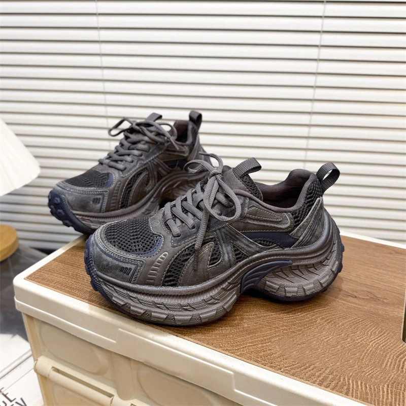 Damen Sportliche Lauf- und Freizeitschuhe mit atmungsaktiver Obermaterialstruktur und dämpfender Sohle Heidi Mode - Image 7