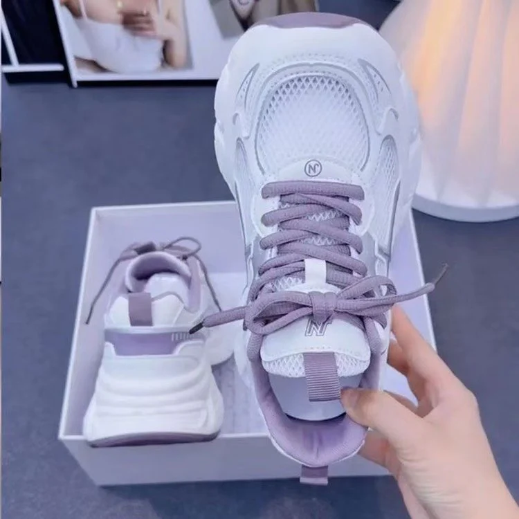 Damen Sportliche Laufschuhe mit atmungsaktivem Mesh-Obermaterial und dämpfender Sohle Heidi Mode - Image 3