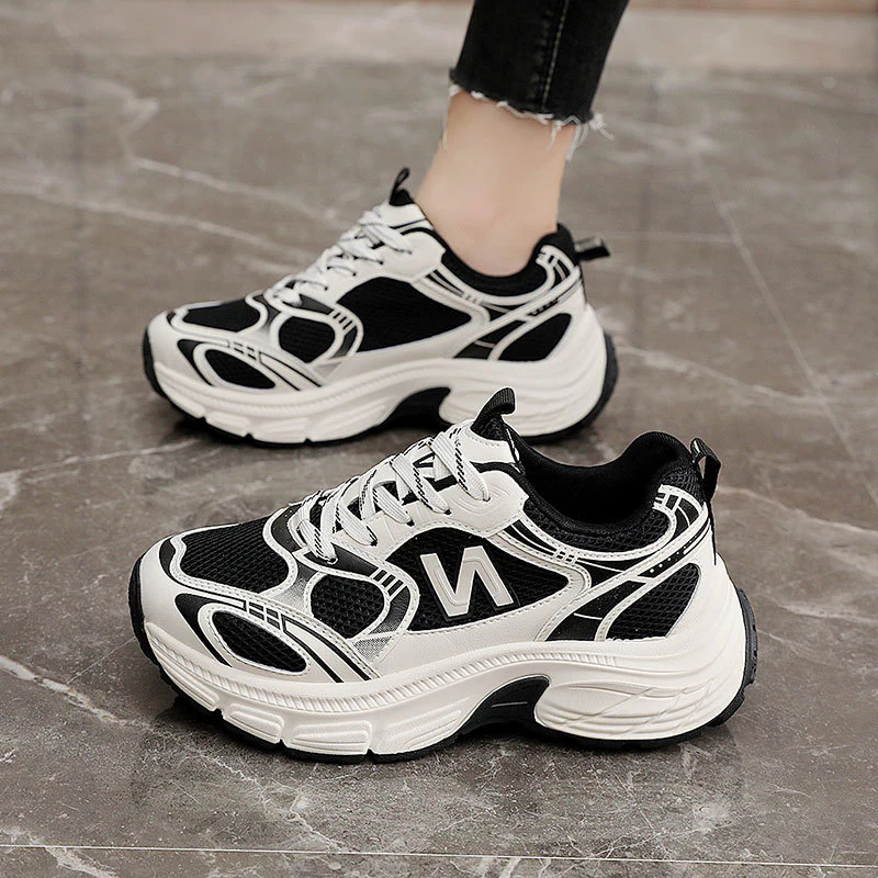 Damen Sportliche Laufschuhe mit atmungsaktivem Mesh-Obermaterial und dämpfender Sohle Heidi Mode - Image 3