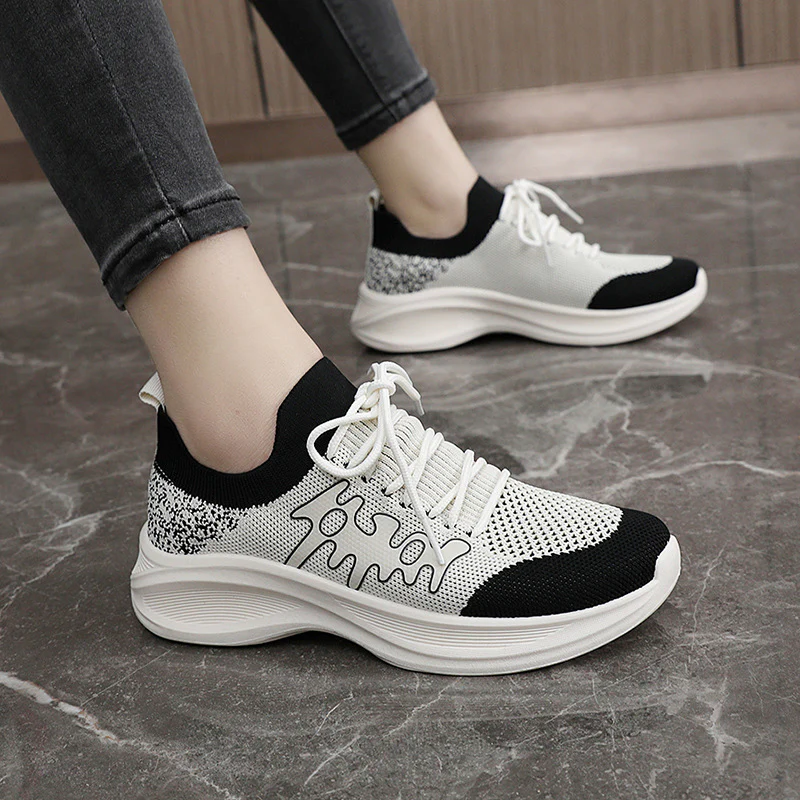 Damen Sportliche Laufschuhe mit atmungsaktivem Mesh-Obermaterial und flexiblem Sohlenprofil Heidi Mode - Image 3
