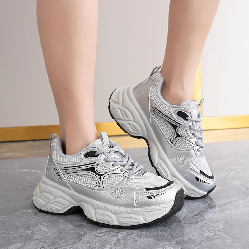 Damen Sportliche Laufschuhe mit atmungsaktivem Mesh-Obermaterial und stoßdämpfender Sohle Heidi Mode - Image 3