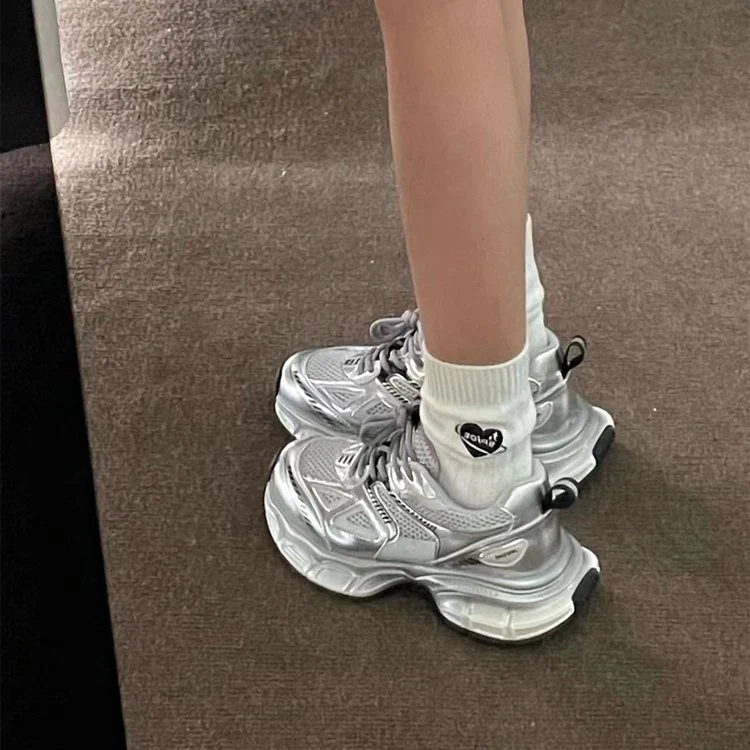Damen Sportliche Laufschuhe mit atmungsaktivem Obermaterial und bequemer Dämpfung Heidi Mode - Image 3