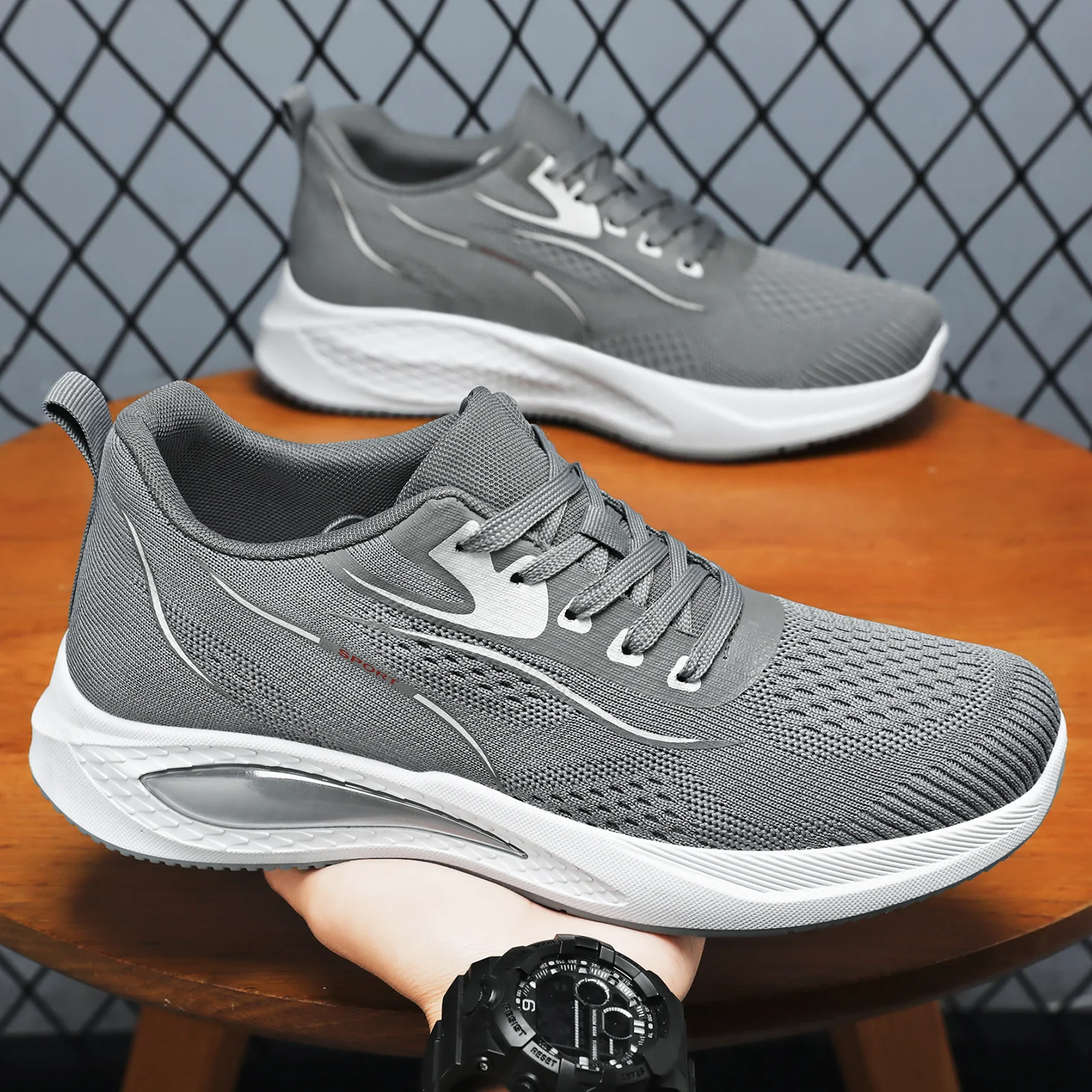 Damen Sportliche Laufschuhe mit atmungsaktivem Obermaterial und dämpfender Sohle Heidi Mode - Image 2