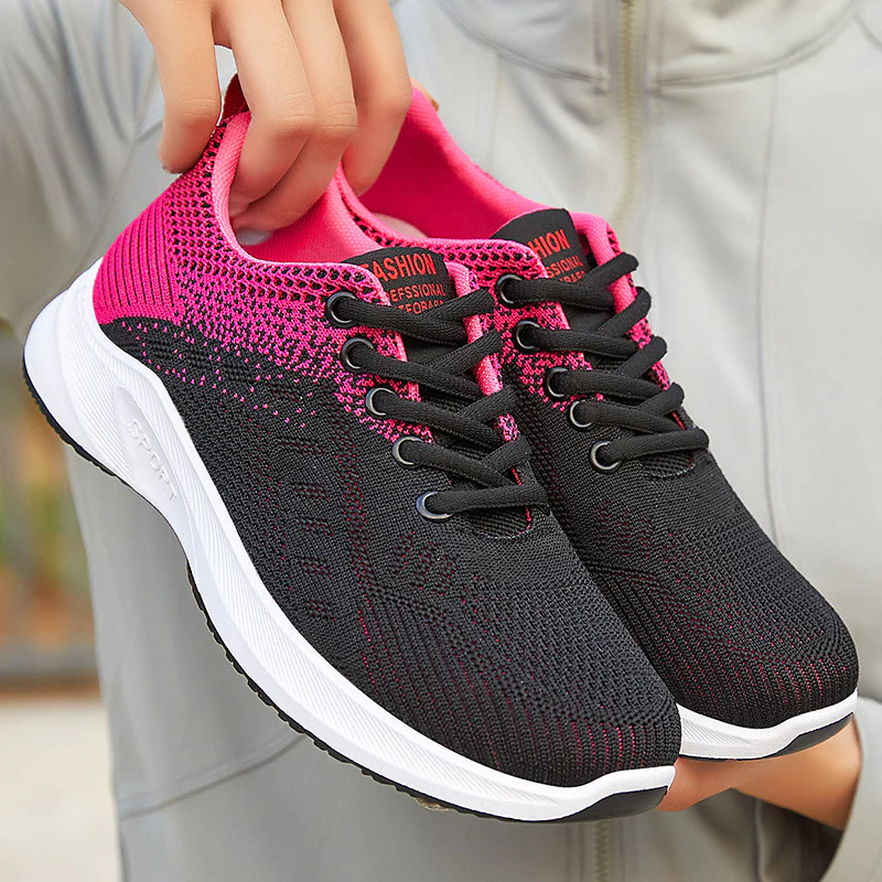 Damen Sportliche Laufschuhe mit atmungsaktivem Strickdesign Heidi Mode - Image 2