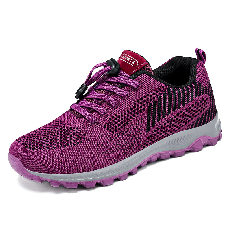 Damen Sportliche Laufschuhe mit atmungsaktivem Strickdesign und flexibler Sohle Heidi Mode - Image 4