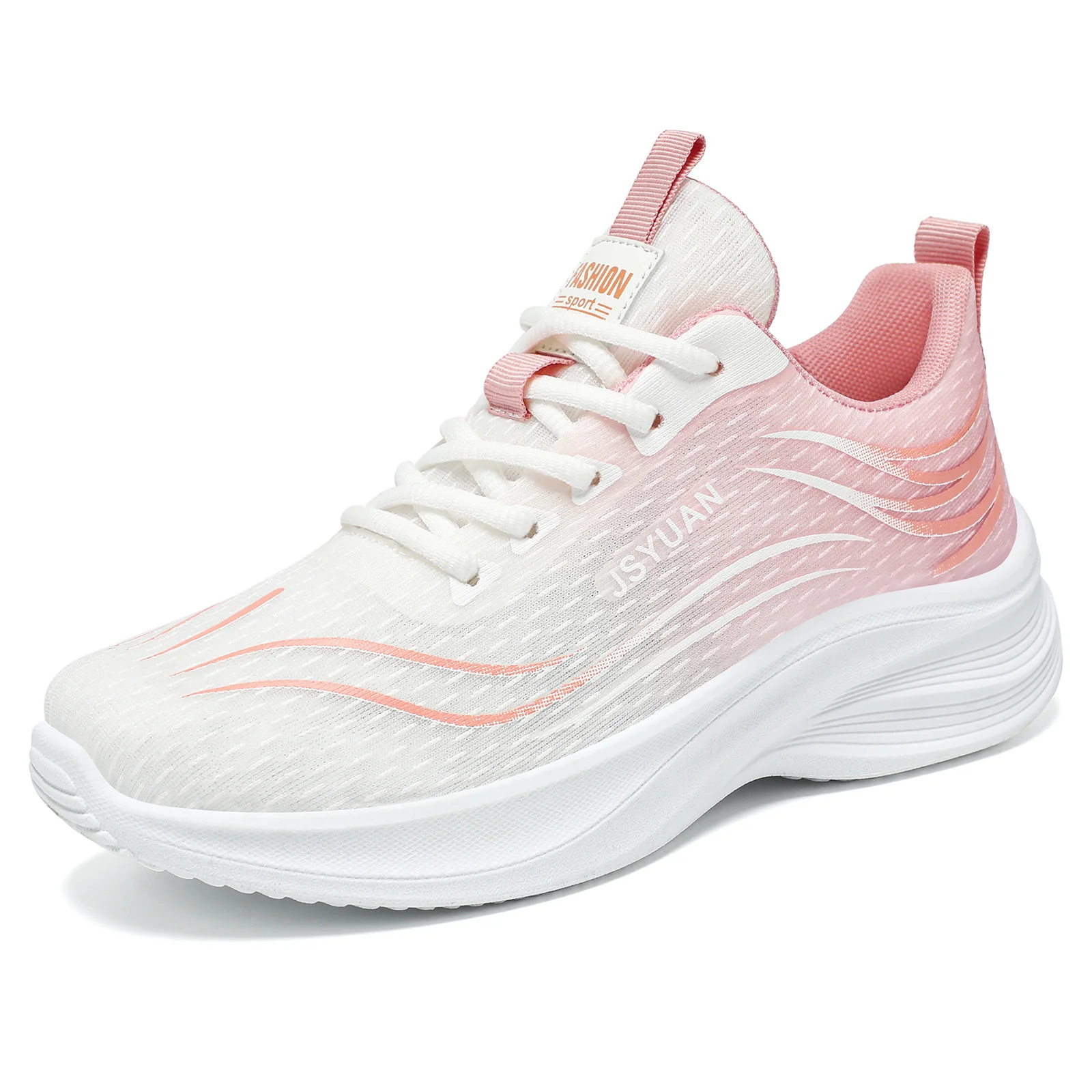 Damen Sportliche Laufschuhe mit atmungsaktivem Strickdesign und gepolsterter Dämpfung Heidi Mode - Image 6