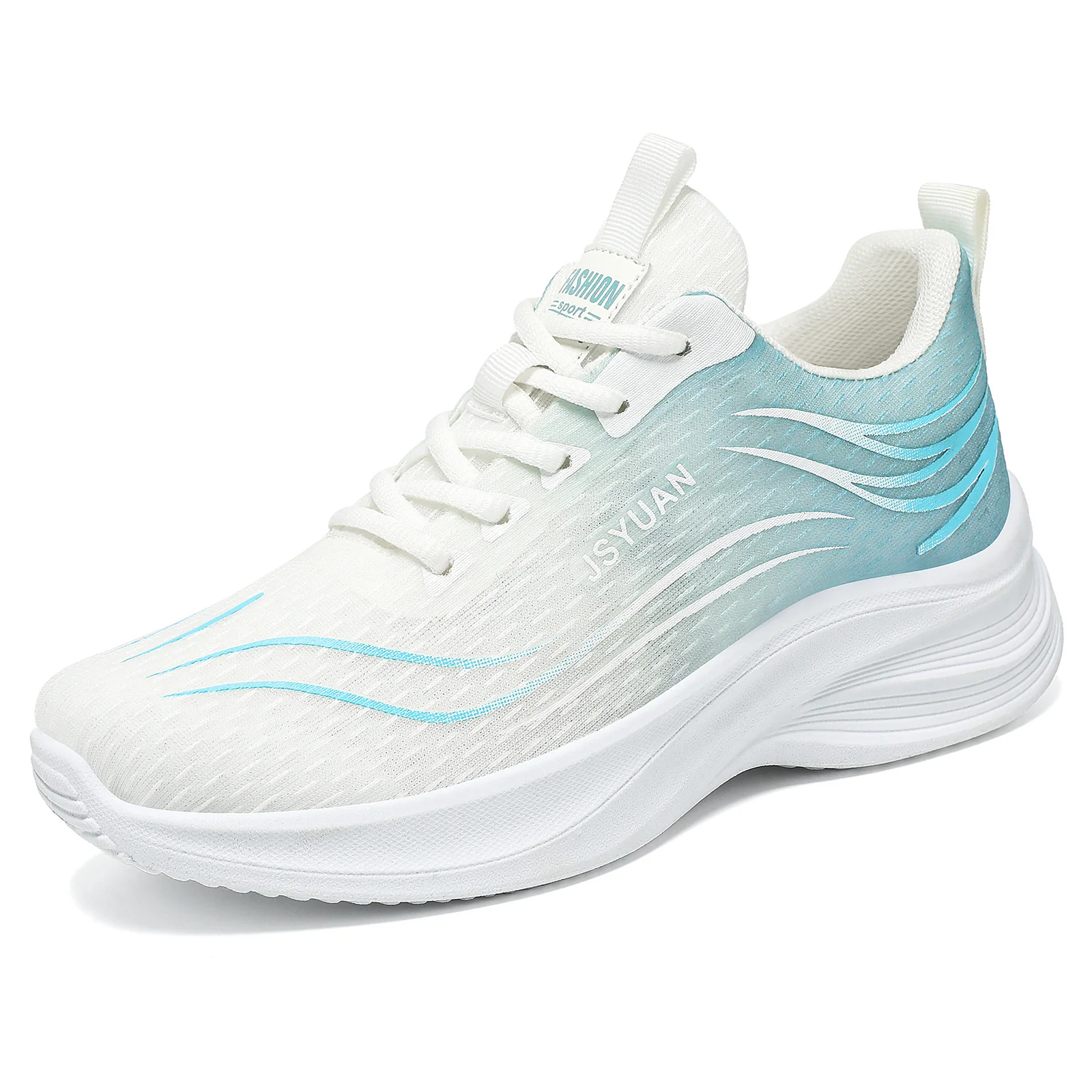 Damen Sportliche Laufschuhe mit atmungsaktivem Strickdesign und gepolsterter Dämpfung Heidi Mode - Image 8