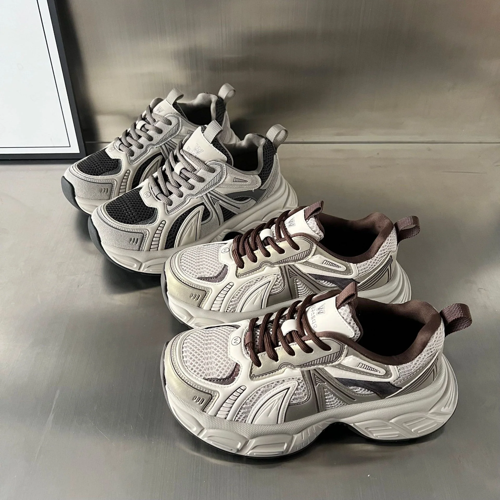 Damen Sportliche Laufschuhe mit atmungsaktiver Mesh-Oberfläche und stabiler Sohle Heidi Mode - Image 3