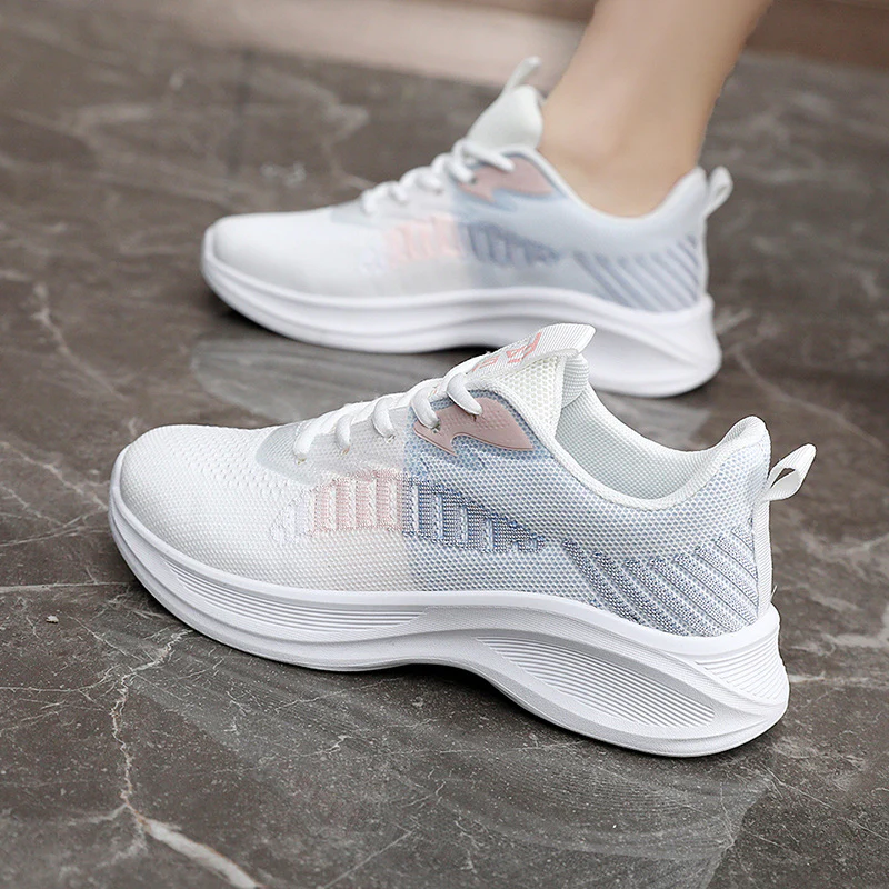 Damen sportliche Laufschuhe mit atmungsaktiver Netzoberfläche und dämpfender Sohle Heidi Mode - Image 4