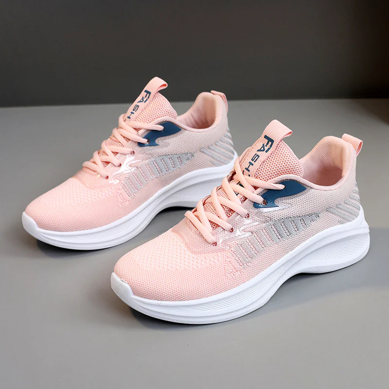 Damen sportliche Laufschuhe mit atmungsaktiver Netzoberfläche und dämpfender Sohle Heidi Mode - Image 7