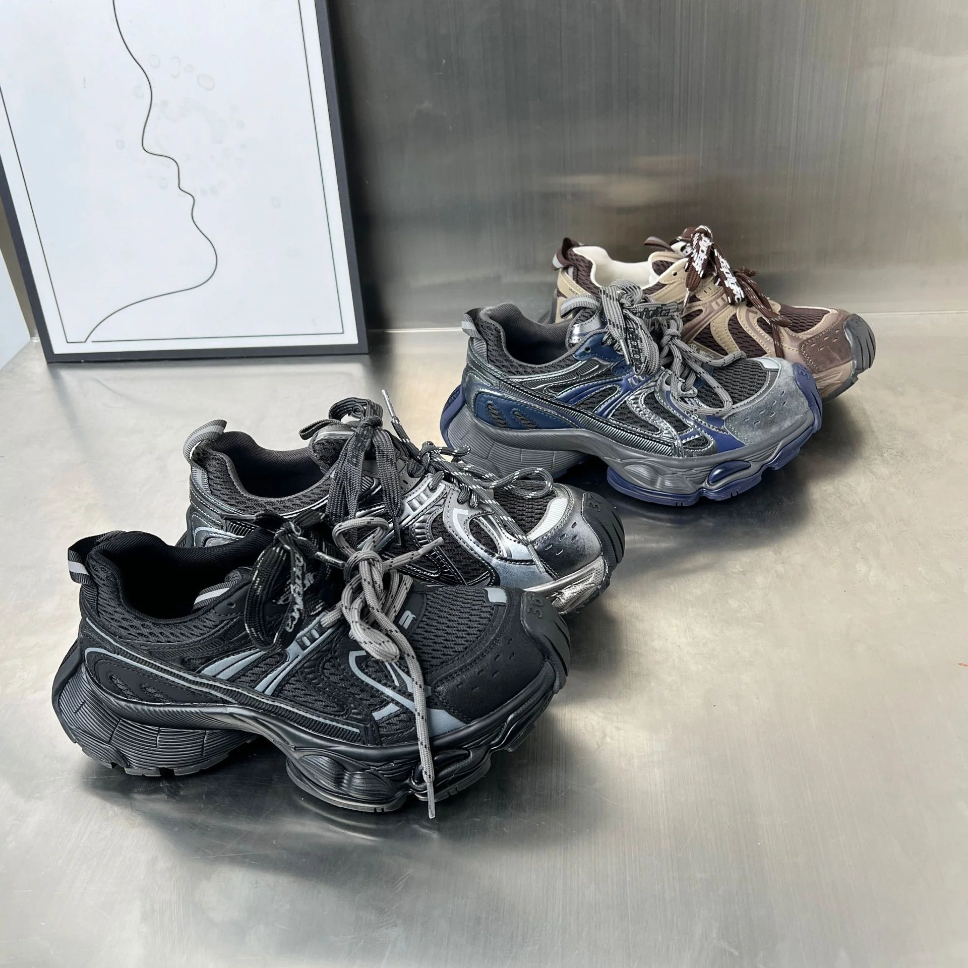Damen Sportliche Laufschuhe mit atmungsaktiver Netzstruktur und stoßdämpfendem Fußbett Heidi Mode - Image 3