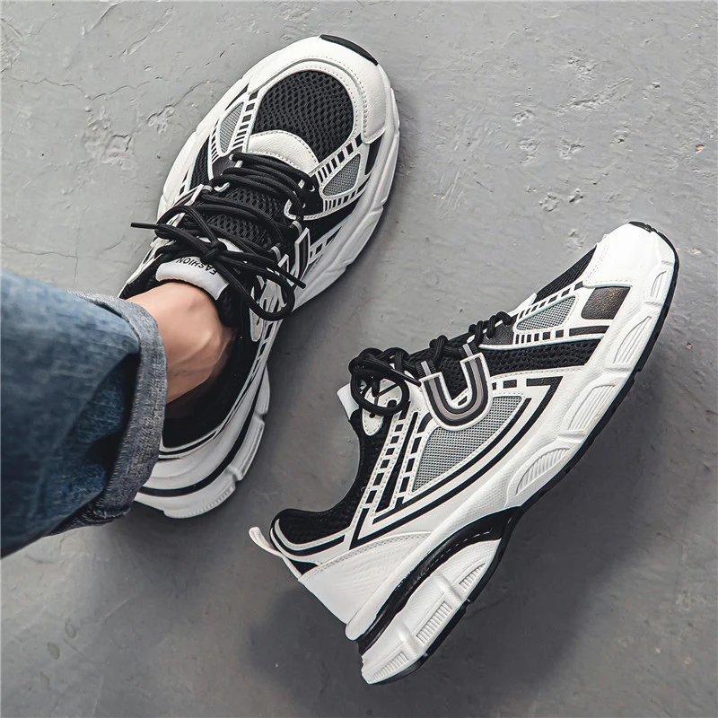 Damen Sportliche Laufschuhe mit atmungsaktiver Oberflächenstruktur und stützender Dämpfung Heidi Mode - Image 2