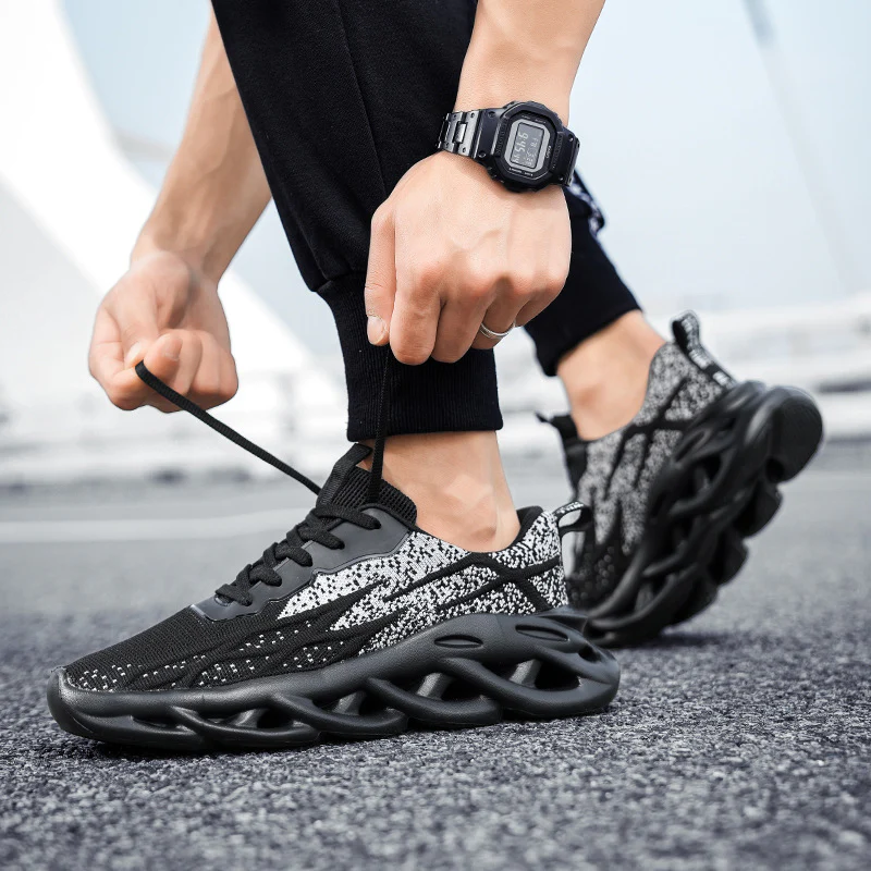 Damen Sportliche Laufschuhe mit atmungsaktiver Stricktechnologie und innovativer Dämpfung Heidi Mode - Image 2