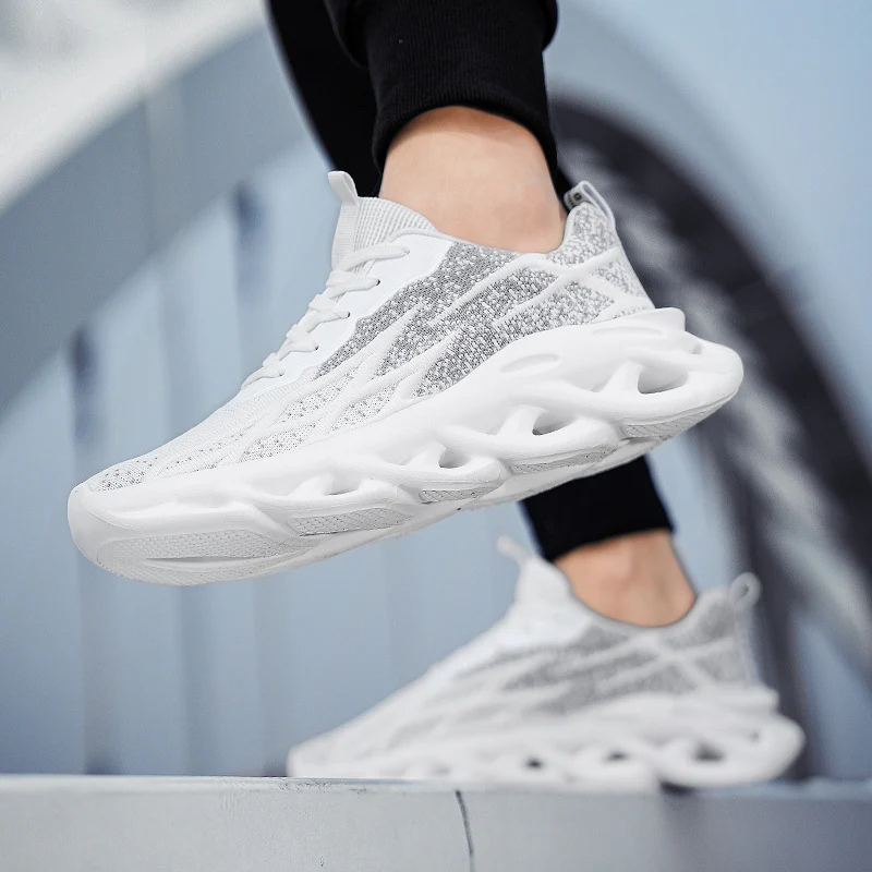 Damen Sportliche Laufschuhe mit atmungsaktiver Stricktechnologie und innovativer Dämpfung Heidi Mode - Image 3