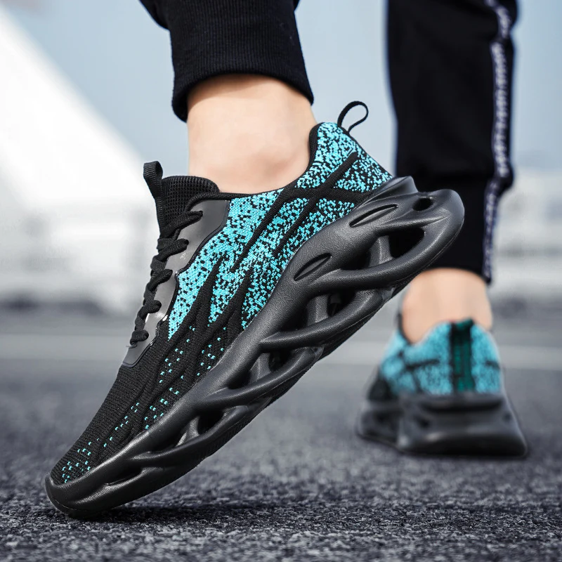 Damen Sportliche Laufschuhe mit atmungsaktiver Stricktechnologie und innovativer Dämpfung Heidi Mode - Image 4