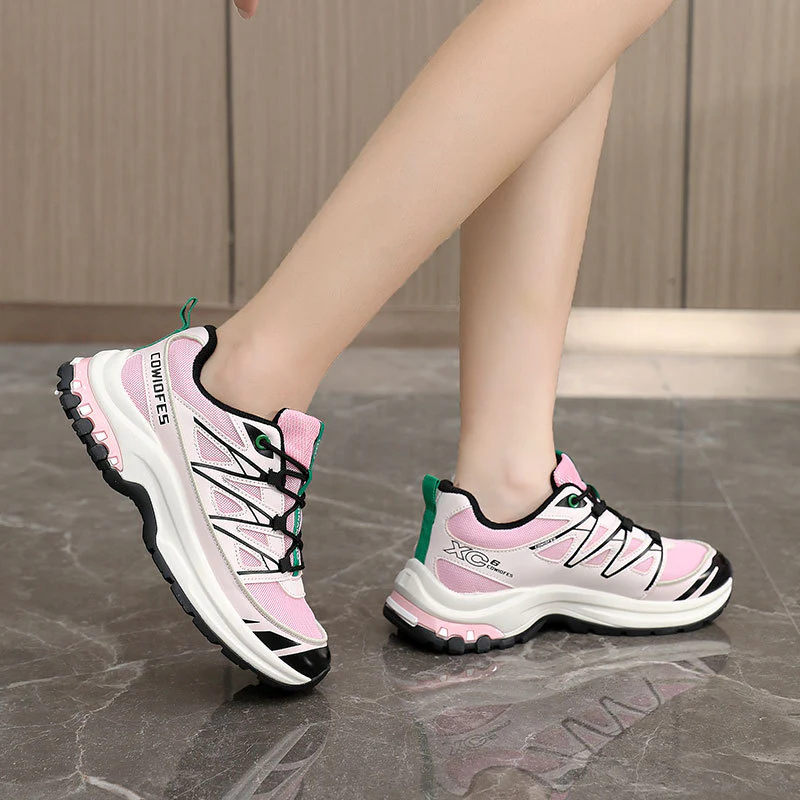 Damen sportliche Laufschuhe mit innovativem Design und atmungsaktiver Oberflächenstruktur Heidi Mode - Image 3