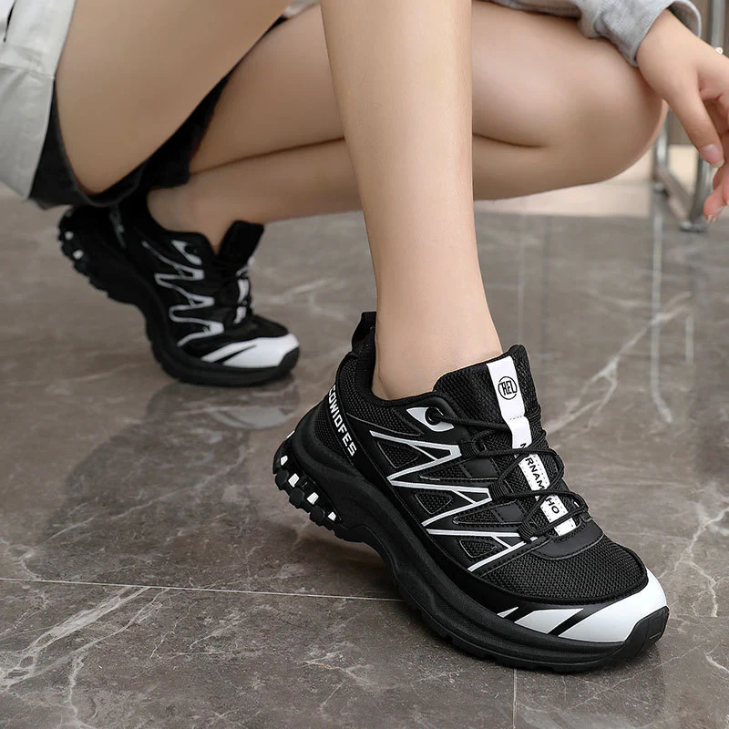 Damen sportliche Laufschuhe mit innovativem Design und atmungsaktiver Oberflächenstruktur Heidi Mode - Image 4