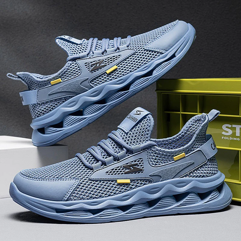 Damen Sportliche Laufsneaker mit atmungsaktivem Mesh-Obermaterial und dämpfender Sohle Heidi Mode - Image 3